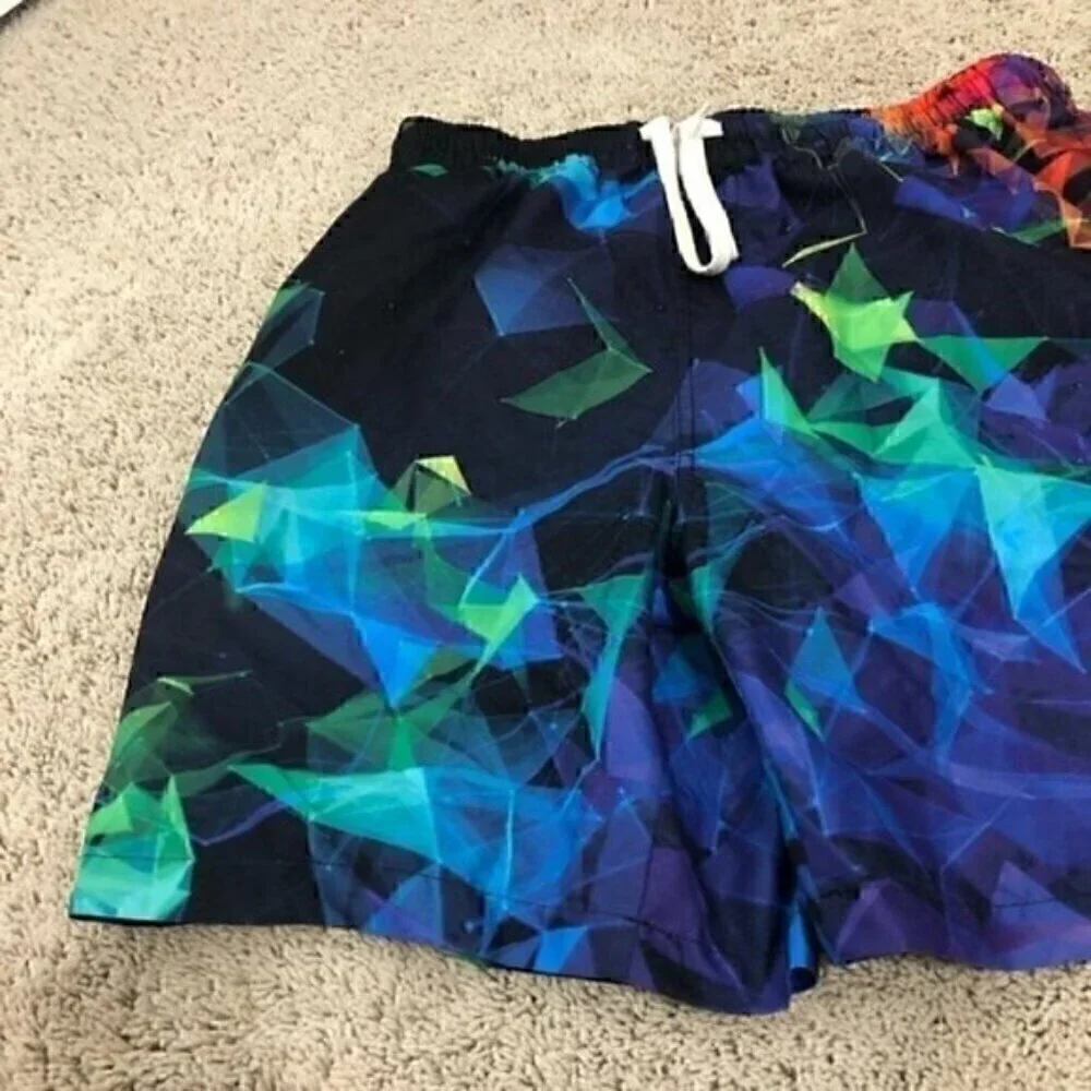 Men’s colorful swim trunks